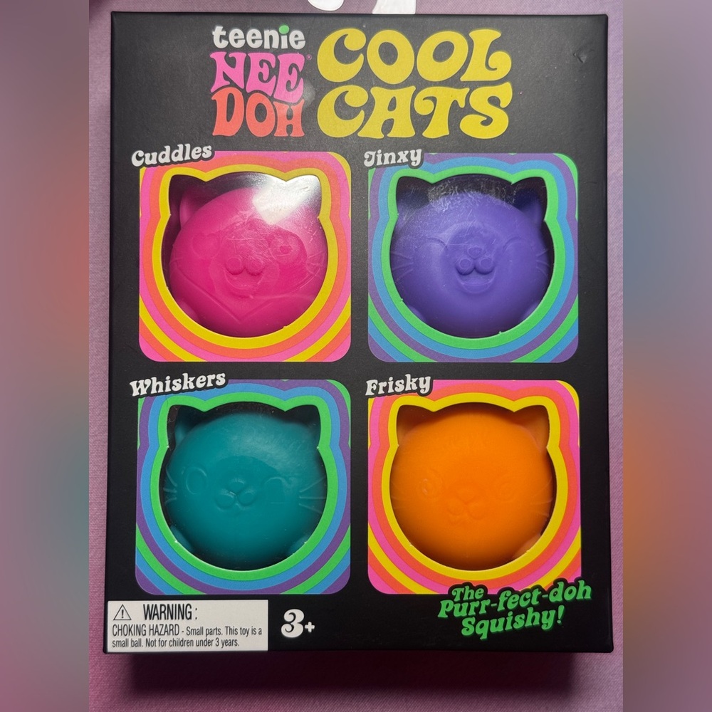 Teeny Needoh Cool Cats 4 pack